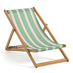 Шезлонг из акации и ткани Argentina варинант исполнения - 1 | Loft Concept в Ростове-на-Дону