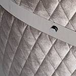 Стул серый велюровый со стеганной спинкой Focus on Convenience варинант исполнения - 3 | Loft Concept в Ростове-на-Дону