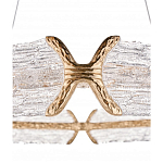 Люстра кольцевая с текстурным природным рисунком IceFlame варинант исполнения - 1 | Loft Concept в Ростове-на-Дону