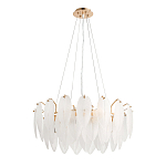 Люстра Mont Saint-Michel Золотая с Рельефным Стеклом варинант исполнения - 3 | Loft Concept в Ростове-на-Дону