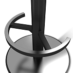 Барный стул вращающийся со спинкой Синий Велюр Vendramin Chair варинант исполнения - 6 | Loft Concept в Ростове-на-Дону