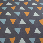 Постельное белье из сатина с принтом треугольники 150х200 см Triangular Dreams варинант исполнения - 3 | Loft Concept в Ростове-на-Дону