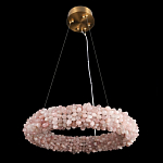 Люстра кольцевая с частичками натурального горного хрусталя Crystal Shimmer варинант исполнения - 3 | Loft Concept в Ростове-на-Дону