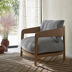 Кресло с каркасом из массива ясеня Deniaud Ash Grey Armchair варинант исполнения - 13 | Loft Concept в Ростове-на-Дону