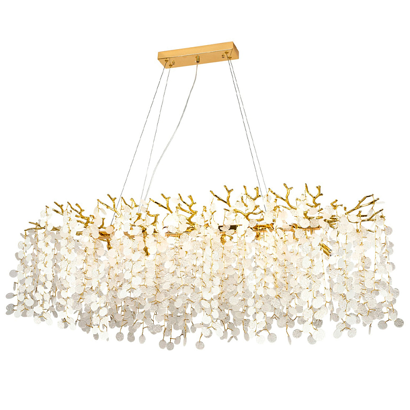       Fairytree Gold Crystal Branches Linear Chandelier       -- | Loft Concept 