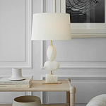 Настольная лампа на фигурном мраморном основании Conundrum варинант исполнения - 2 | Loft Concept в Ростове-на-Дону