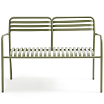 Скамья из алюминия Mack Metal Bench Green варинант исполнения - 2 | Loft Concept в Ростове-на-Дону