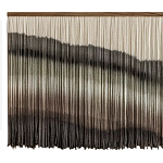 Пейзаж из нитей Макраме Wall decor Black and White Landscape варинант исполнения - 5 | Loft Concept в Ростове-на-Дону