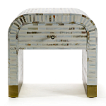 Тумбочка прикроватная Amo Bone Inlay Bedside Almond варинант исполнения - 1 | Loft Concept в Ростове-на-Дону