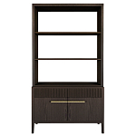 Стеллаж Primo с ящиками Темный орех варинант исполнения - 8 | Loft Concept в Ростове-на-Дону