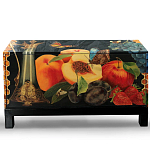 Комод чёрный с росписью Натюрморт Still life варинант исполнения - 1 | Loft Concept в Ростове-на-Дону