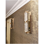 Бра прямоугольное с текстурным природным рисунком IceFlame варинант исполнения - 6 | Loft Concept в Ростове-на-Дону