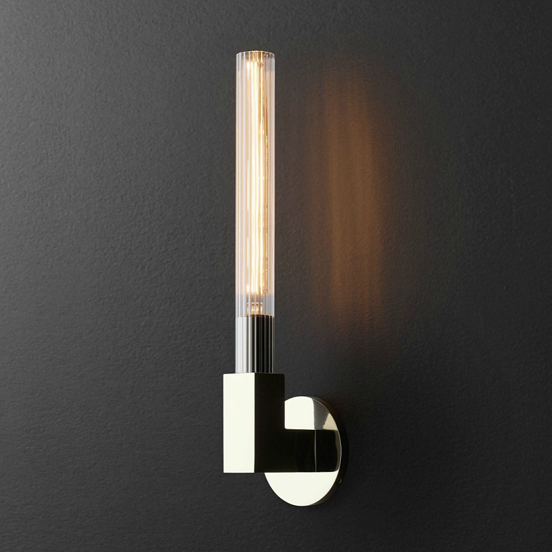  RH CANNELLE wall lamp SINGLE Sconces Chrome     -- | Loft Concept 