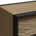 Комод 4 ящика с подсветкой на рельефном фасаде Warm Industrial варинант исполнения - 4 | Loft Concept в Ростове-на-Дону