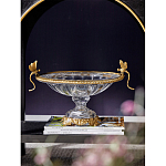 Чаша из прозрачного стекла с рельефным ободком и фигурками стрекоз Eden Garden варинант исполнения - 2 | Loft Concept в Ростове-на-Дону