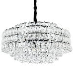 Люстра с хрустальными подвесками в виде капель Antoine Crystal Drops Chrome Chandelier 16 варинант исполнения - 1 | Loft Concept в Ростове-на-Дону