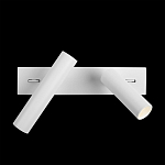 Бра с двумя цилиндрическими повортными спотами белого цвета Trumpet tube варинант исполнения - 7 | Loft Concept в Ростове-на-Дону