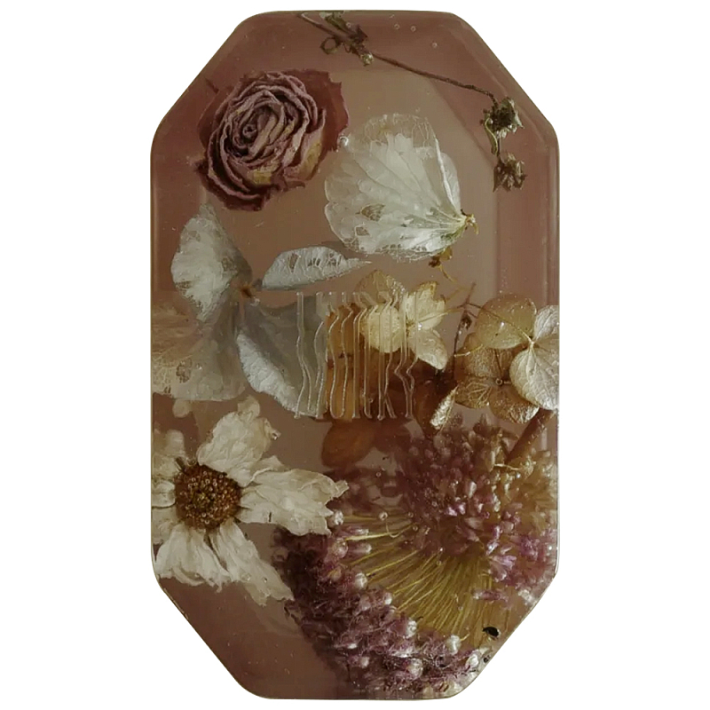        Epoxy Resin Flowers Box Pink   -- | Loft Concept 