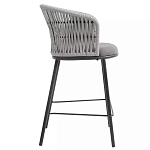 Стул барный с декоративным плетением на спинке и подлокотниках Chair Weave варинант исполнения - 1 | Loft Concept в Ростове-на-Дону