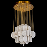 Люстра с овальными подвесками из натурального камня Spatial Composition варинант исполнения - 3 | Loft Concept в Ростове-на-Дону