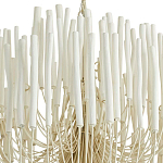 Люстра белая с несколькими ярусами деревянных палочек Bright Wooden Chandelier варинант исполнения - 9 | Loft Concept в Ростове-на-Дону