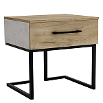 Тумба прикроватная с ящиком в стиле лофт Urban Style Space 2 варинант исполнения - 1 | Loft Concept в Ростове-на-Дону