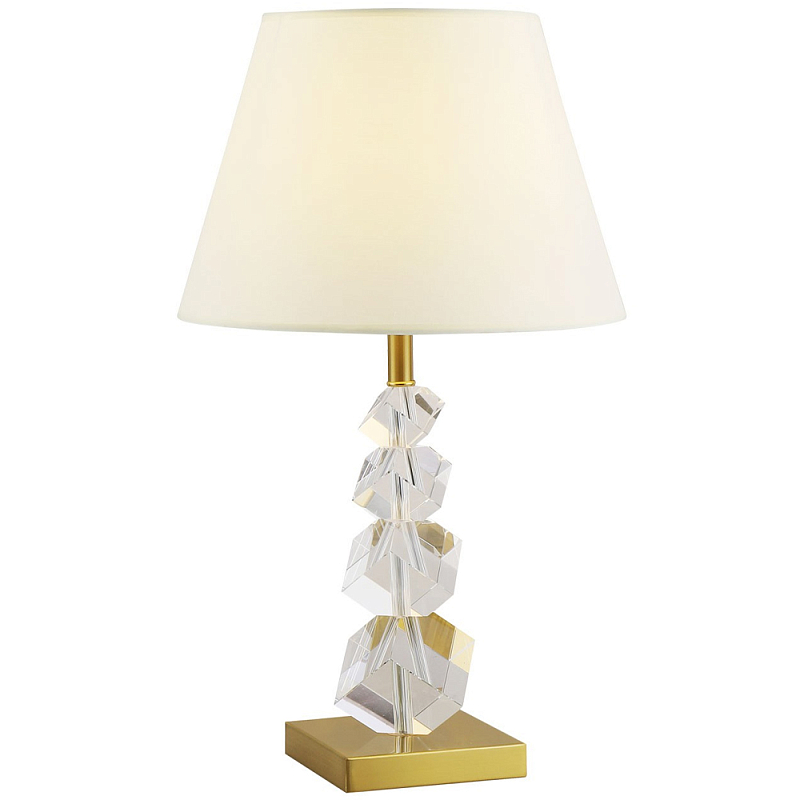        Neri Crystal Cubes Brass Table Lamp      -- | Loft Concept 