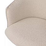 Кресло офисное полукруглое с буклированной обивкой Adjustable Chair варинант исполнения - 3 | Loft Concept в Ростове-на-Дону