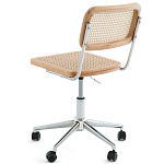 Офисный стул из ротанга на колёсах June Rattan Wicker Chair варинант исполнения - 3 | Loft Concept в Ростове-на-Дону