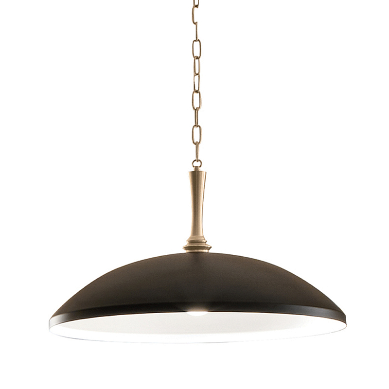 Подвесной светильник с широким куполообразным плафоном Kichler Бронза Белый Черный в Ростове-на-Дону | Loft Concept 