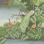 Обои ручная роспись Le Brésil Eden варинант исполнения - 1 | Loft Concept в Ростове-на-Дону