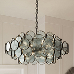 Люстра с каскадом из круглых стеклянных дисков Small Round Sequins варинант исполнения - 5 | Loft Concept в Ростове-на-Дону