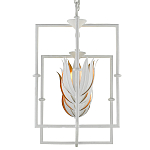 Люстра белая прямоугольная с абажурами в виде цветков тюльпана White Tulips варинант исполнения - 4 | Loft Concept в Ростове-на-Дону