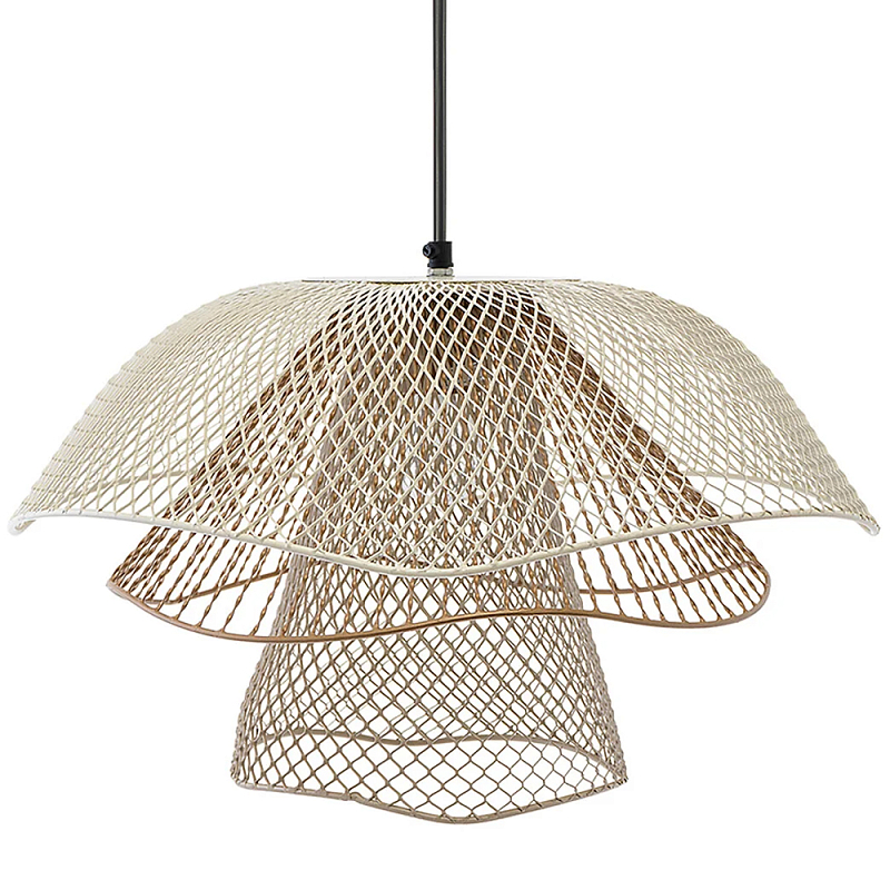   Beige Gold Mesh Lampshade Hanging Lamp    -- | Loft Concept 