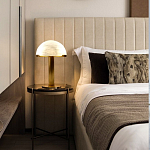 Настольная лампа c абажуром в форме купола из натурального камня  Heavenly Harmony варинант исполнения - 5 | Loft Concept в Ростове-на-Дону