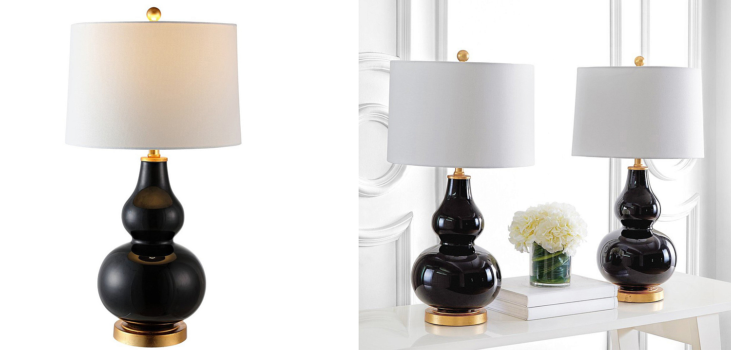 Настольная лампа Loraine Black Table lamp Настольная лампа Loraine Black Table lamp - Loft-Concept в Ростове-на-Дону