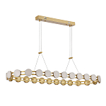 Люстра овальная с круглыми светодиодными источниками света Maxine Light варинант исполнения - 3 | Loft Concept в Ростове-на-Дону