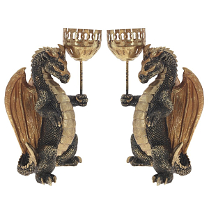 Подсвечник в виде дракона Dragon candlestick L or R