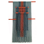 Декор на стену Макраме из нитей Japan Wall Panel Orange варинант исполнения - 2 | Loft Concept в Ростове-на-Дону