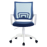 Офисное кресло с основанием из белого пластика Desk chairs Blue варинант исполнения - 4 | Loft Concept в Ростове-на-Дону