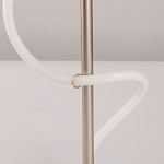 Настольная лампа белым изогнутым плафоном на круглой подставке Luke Lampco Tracer Lamp варинант исполнения - 10 | Loft Concept в Ростове-на-Дону