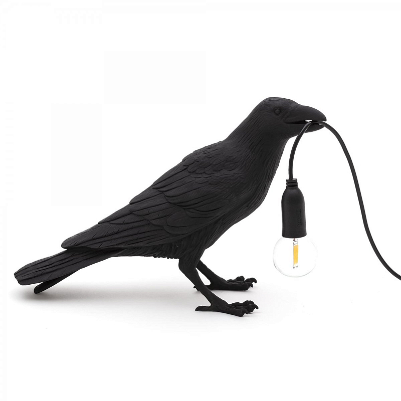   Bird Lamp Black Waiting   -- | Loft Concept 