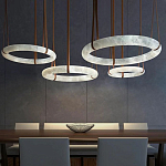 Люстра в форме обруча из натурального камня Minerals of Light варинант исполнения - 7 | Loft Concept в Ростове-на-Дону