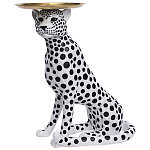 Декоративная статуэтка с подносом Leopard Tray Statuette варинант исполнения - 1 | Loft Concept в Ростове-на-Дону
