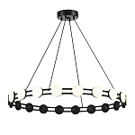 Люстра кольцевая с круглыми светодиодными источниками света Maxine Light варинант исполнения - 1 | Loft Concept в Ростове-на-Дону