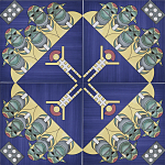 Плитка дизайнерская с узором Мангалоры варинант исполнения - 2 | Loft Concept в Ростове-на-Дону