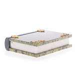 Шкатулка в виде книги из натурального камня змеевик Stone Casket варинант исполнения - 4 | Loft Concept в Ростове-на-Дону