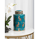 Ваза фарфоровая с крышкой Leopard Ccollection варинант исполнения - 3 | Loft Concept в Ростове-на-Дону
