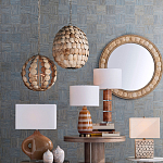 Люстра в форме шара с декором из круглых декоративных элементов Texture Discs варинант исполнения - 4 | Loft Concept в Ростове-на-Дону