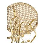 Столик приставной золотистый с орнаментом на столешнице Tanzania варинант исполнения - 3 | Loft Concept в Ростове-на-Дону